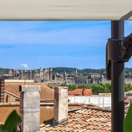 La Terrasse Tapaja Vue Conciergeriedamecarcas * Carcassonne