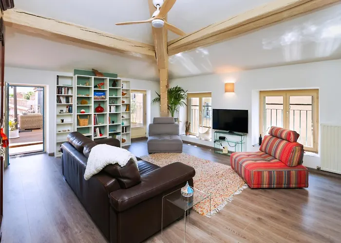 La Terrasse Tapaja Vue Conciergeriedamecarcas Apartment Carcassonne